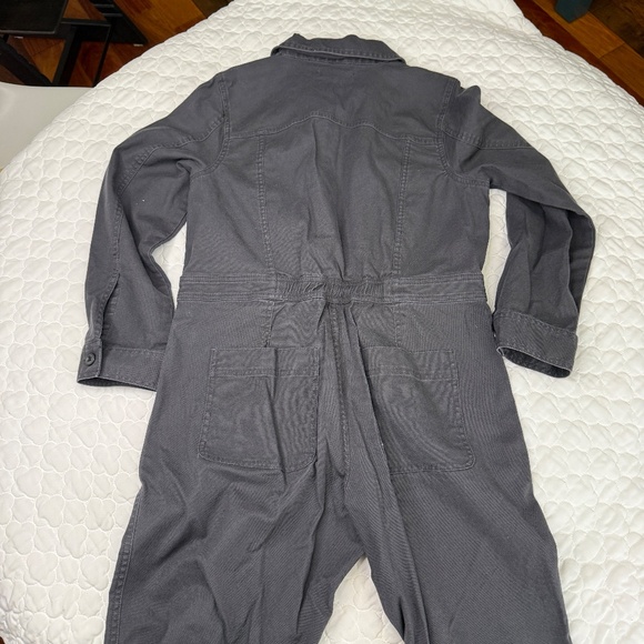 Madewell Cover-all Jumpsuit in Navy Size Petite Medium - Picture 2 of 5